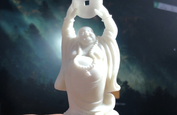 數(shù)控玉雕機雕刻和田玉佛公擺件過程視頻